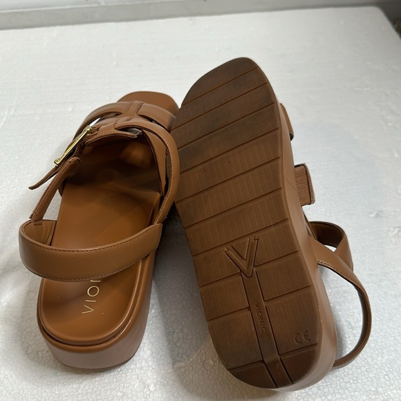 Vionic Delano platform fishermen sandle size 8 m camel - Picture 8 of 10